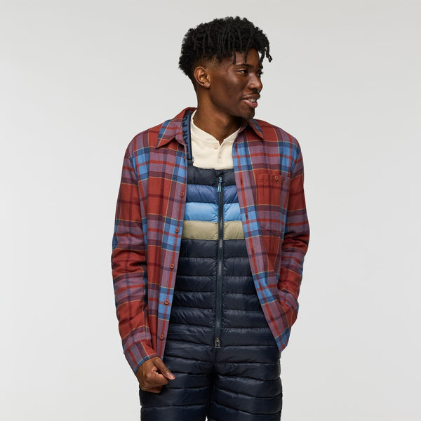 Quedo Flannel Shirt - NUTMEG PLAID