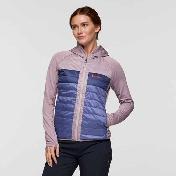 Capa Hybrid Insulated Hooded Jacket - QUARTZ AND BLUE SMOKE