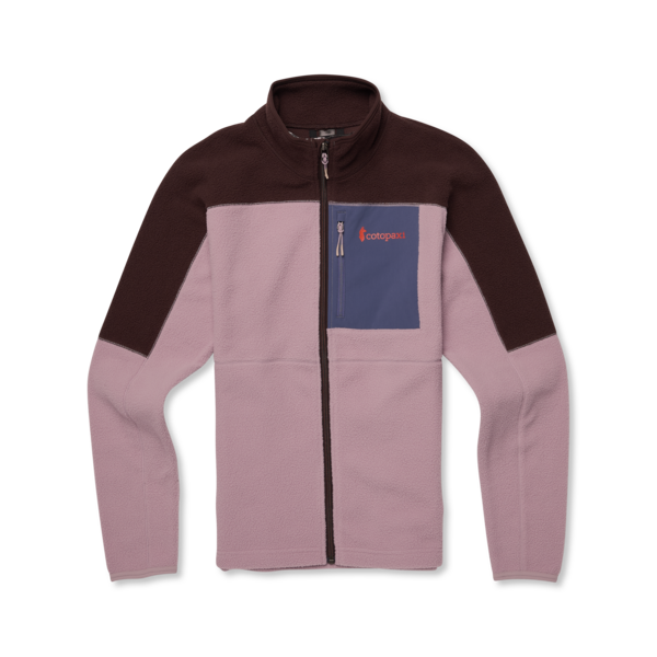 Abrazo Fleece Full-Zip Jacket - COFFEE AND QUARTZ