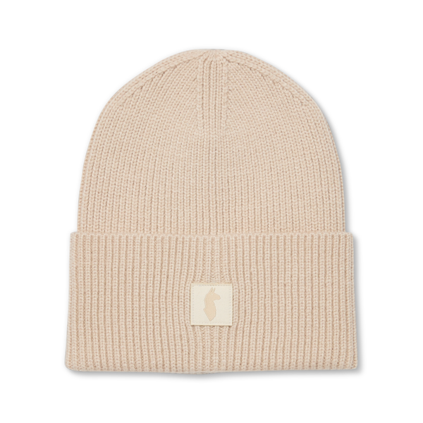 Knit Cuff Beanie - CREAM