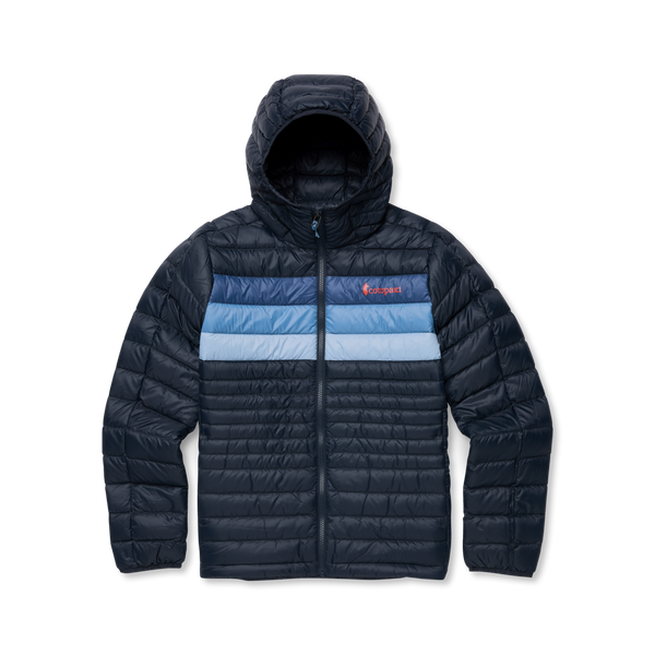 Fuego Down Hooded Jacket - CARBON STRIPES