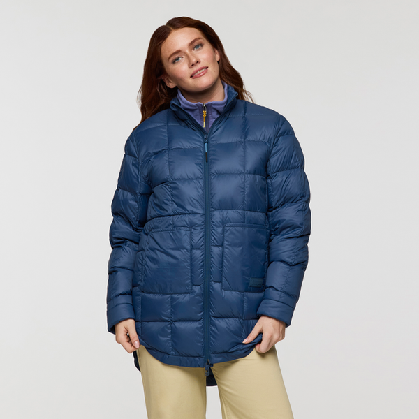 Repleto Down Long Jacket - DEEP SEA
