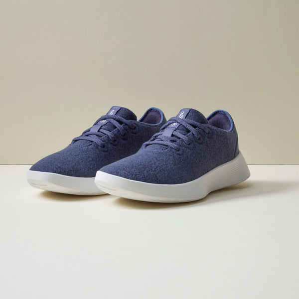 WOMENS WOOL RUNNER GO - HAZY INDIGO (BLIZZARD)