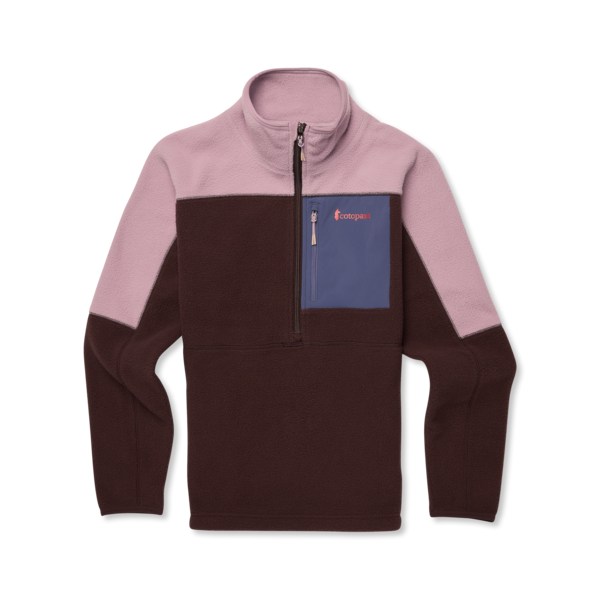 Abrazo Fleece Half-Zip Jacket - QUARTZ AND COFFEE