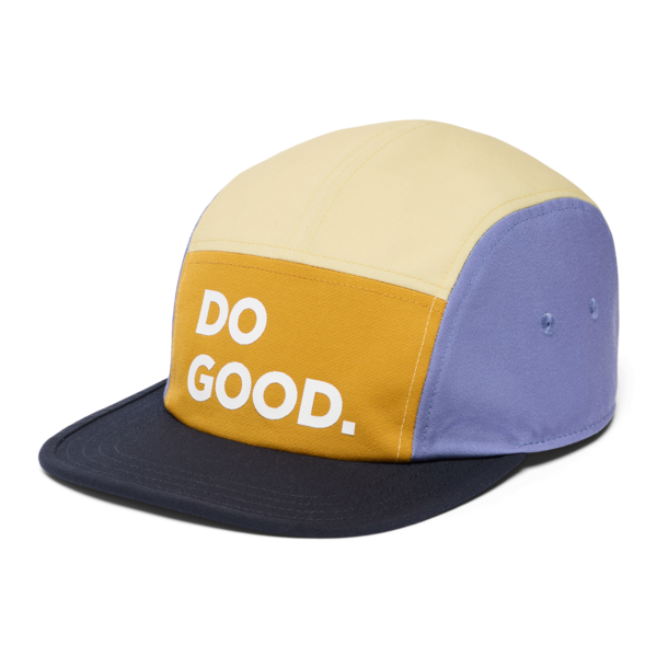 Do Good 5-Panel Hat - AMBER AND CARBON