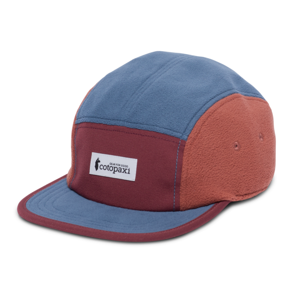Fleece 5-Panel Hat - MULBERRY AND DEEP SEA