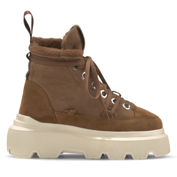 Chaussures Matilda hautes en peau de mouton - Femme
