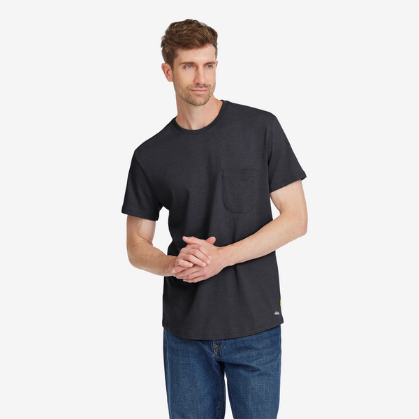 MENS ANYTIME TEE - NATURAL BLACK