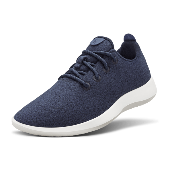 MENS WOOL RUNNER - HAZY INDIGO (BLIZZARD)