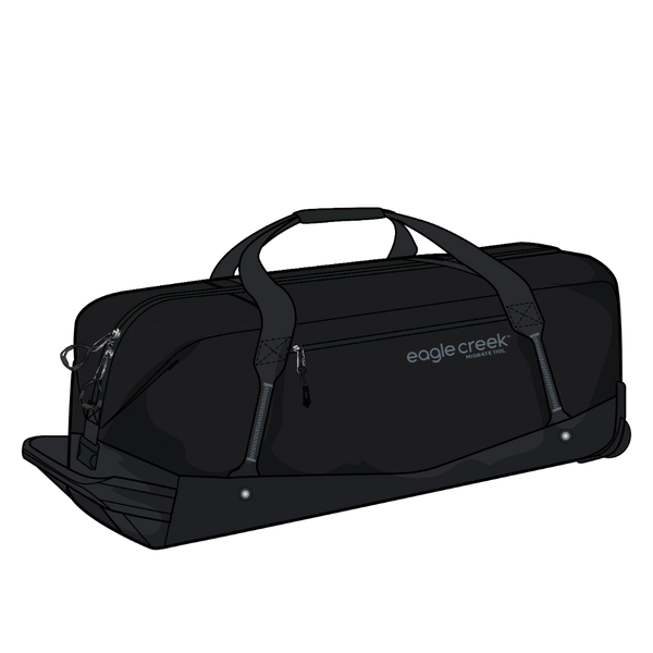 MIGRATE WHEELED DUFFEL 110L - MIDNIGHT BLACK