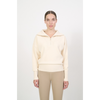OLLY HALF-ZIP SWEATER - MARSHMELLOW