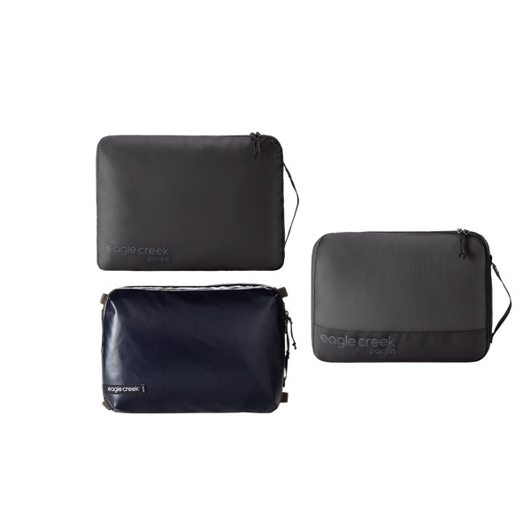 PACK-IT CUBE MIXED SET M/M/M - BLACK