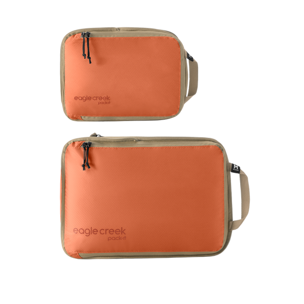 PACK-IT ISOLATE COMPRESSION CUBE SET S/M - MANDARIN