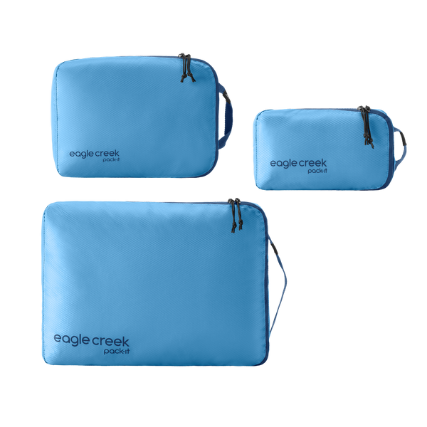 PACK-IT ISOLATE CUBE SET XS/S/M - BLUE DAWN