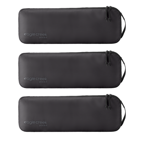 PACK-IT ISOLATE SLIM CUBE SET M/M/M - BLACK