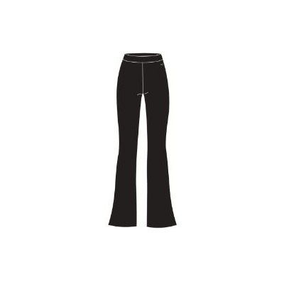 SIENNA SHAPE FLARED LEGGING - BLACK