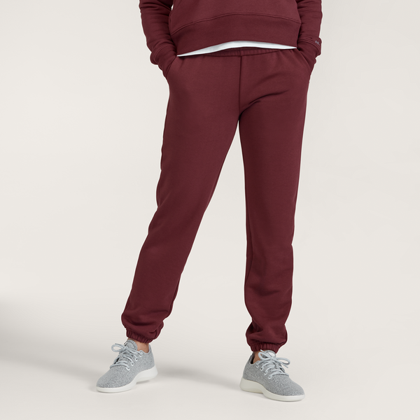 WOMENS ANYTIME SWEATPANT - BOTANIC RED