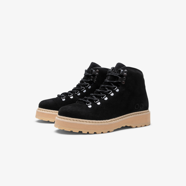 WOMENS HIKING CORE SHEARLING LINING - BLACK SUEDE
